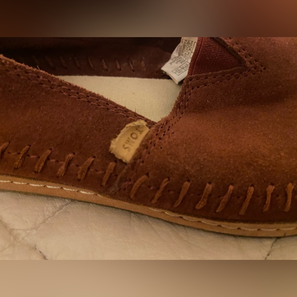 Toms Womens Suede Loafers - Picture 2 of 6